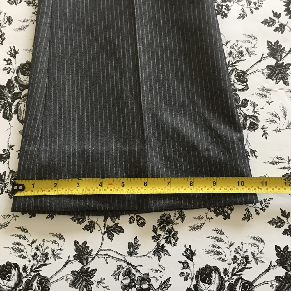 Bcbgeneration Gray Pinstriped Lightweight Pants 8 - image 6